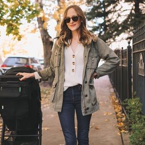 J.Crew Lightweight Utility Jacket in Vintage Surplus